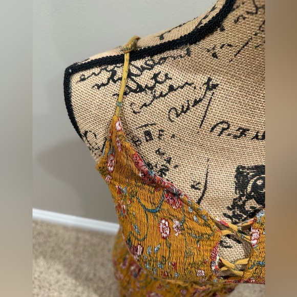 Patrons of Peace Smocked Floral Maxi Dress - Picture 6 of 9